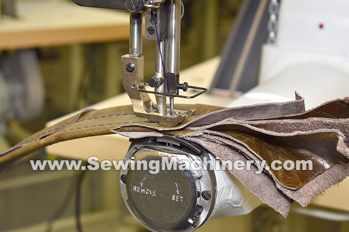 Extra heavy duty cylinder arm sewing machine