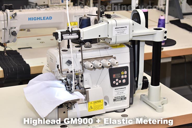 Highlead GM900 elastic overlock metering