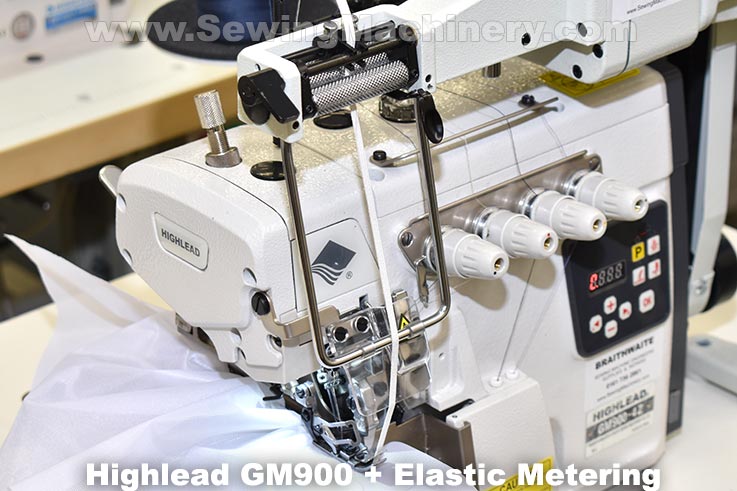 Highlead GM900 elastic overlock metering