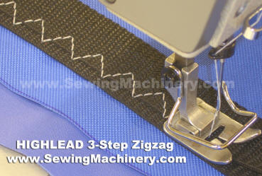 3 step Zigzag sewing machine industrial