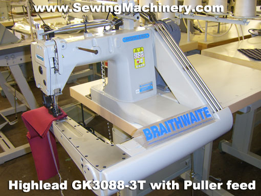 feed off arm cylinder sewing machine