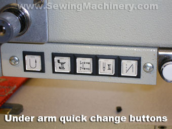under arm buttons