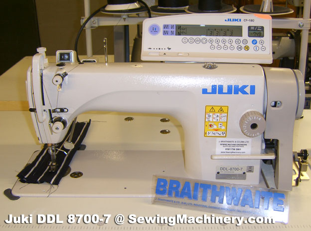 Juki DDL-8700-7 sewing machine with thread trimmer