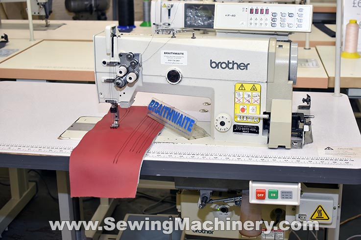Brother B872 twin needle sewing machine auto trim