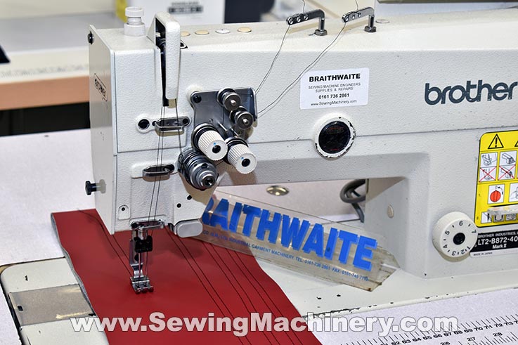 Brother B872 twin needle sewing machine large hook