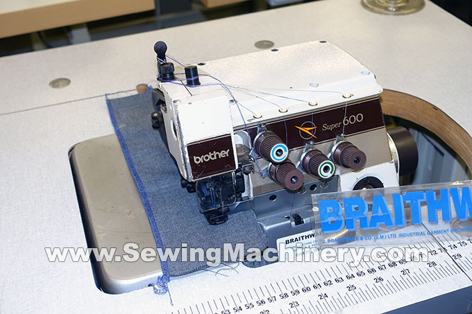 Brother industrial overlock sewing machine B600