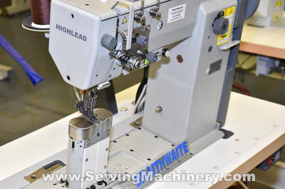 Highlead GC24688-2D twin needle post bed