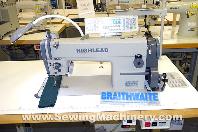 Highlead needle feed with thread trimmer