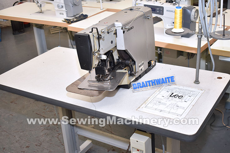 Juki jeans label tacking sewing machine LK982