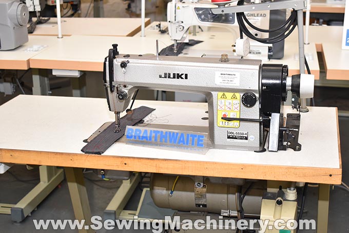 Juki DDL 5550 4 auto trim sewing machine