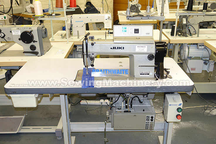 Juki DDL-5550-6 sewing machine with thread trimmer