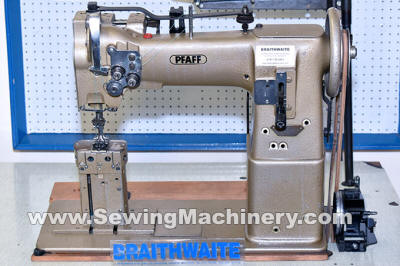 Twin needle post bed sewing machine Pfaff