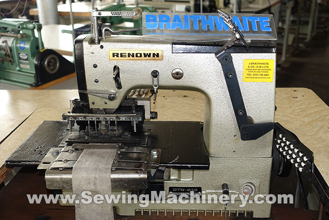 Renown DTN 212 wide gauge 21 needle sewing