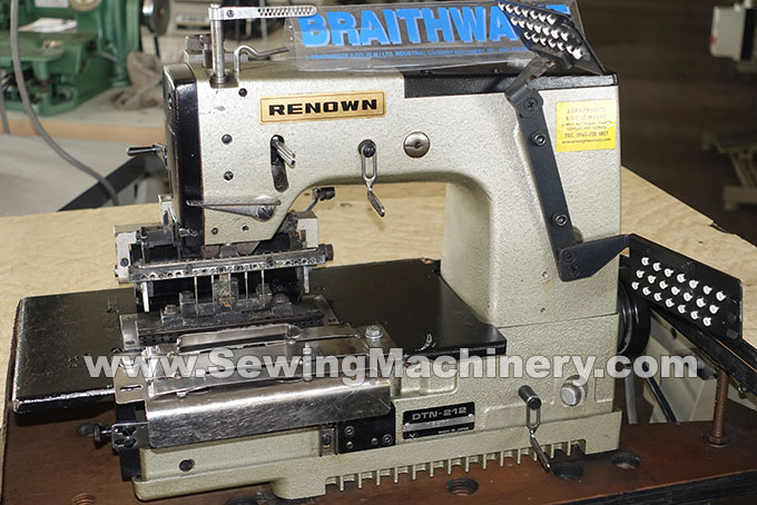 Renown 21 needle chainstitch sewing machine