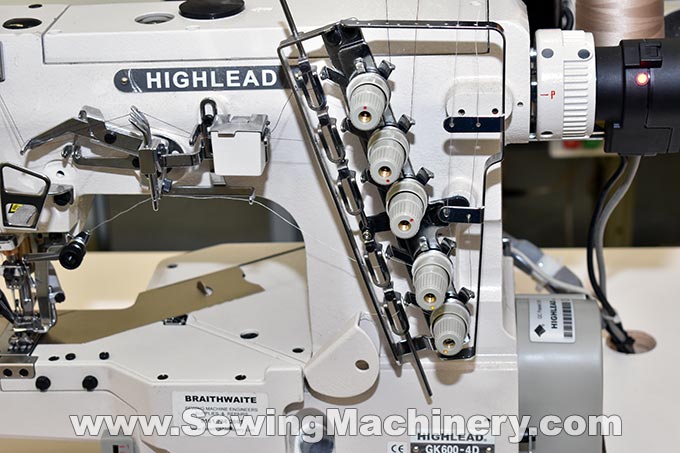 Highlead GK600-4D auto seam cover cylinder arm