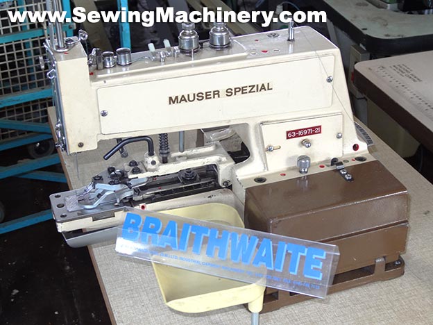 Mauser 63 button sewing machine