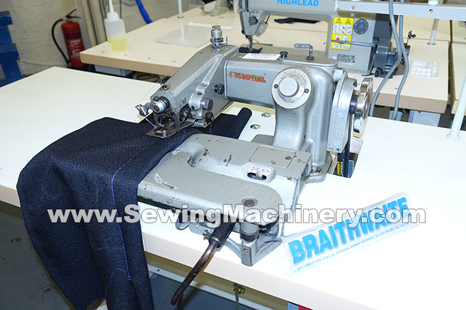 Strobel blind stitch sewing machine